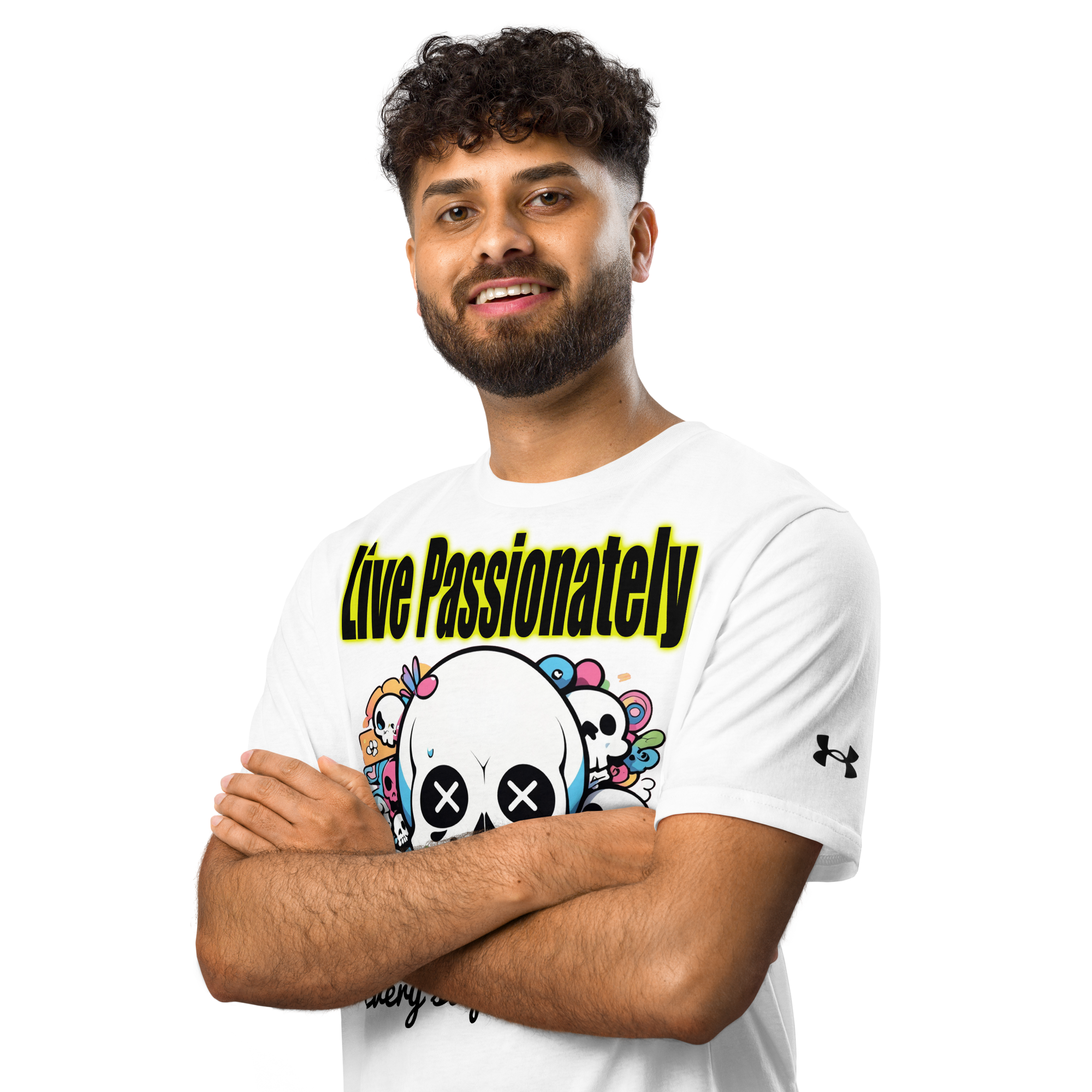 Live Passionately 02 Under ArmourⓇ athletic t-shirt 2
