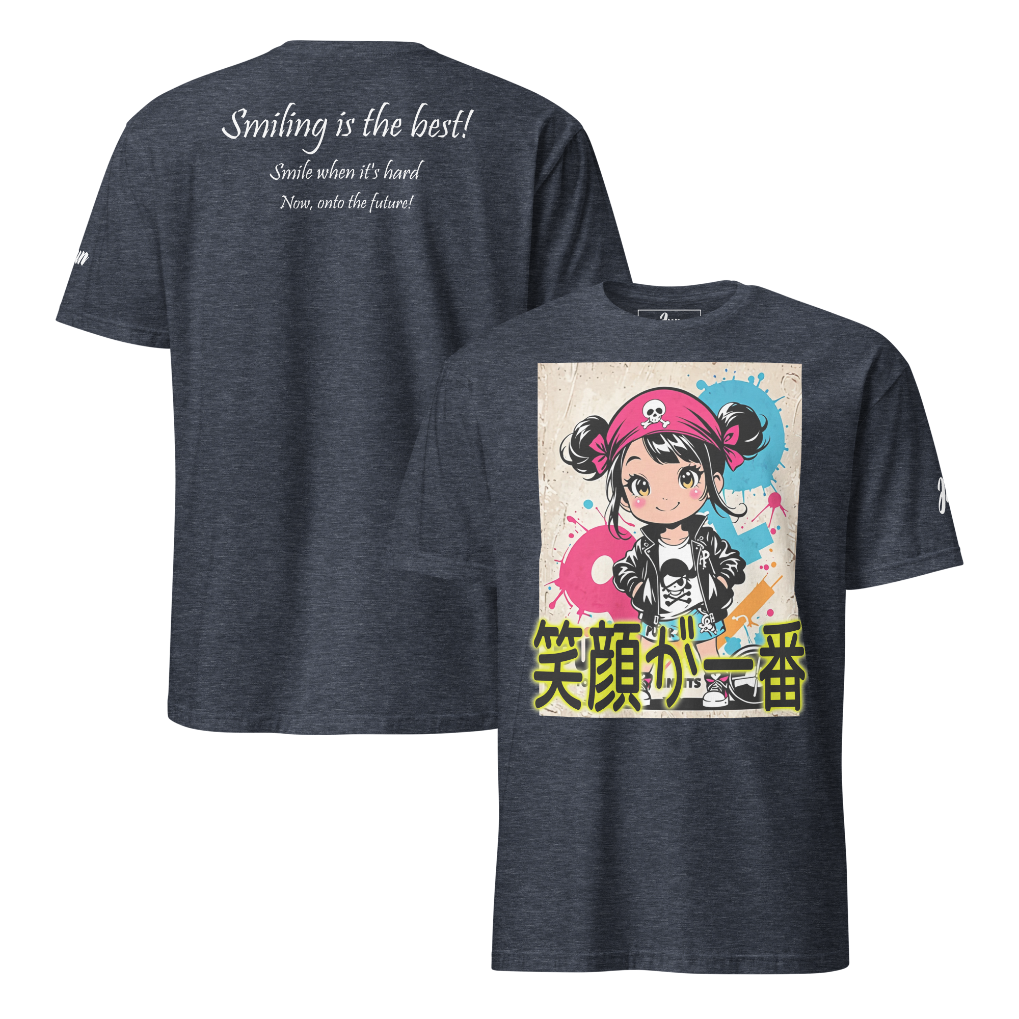 笑顔が一番 03 Short-Sleeve Unisex T-Shirt 2