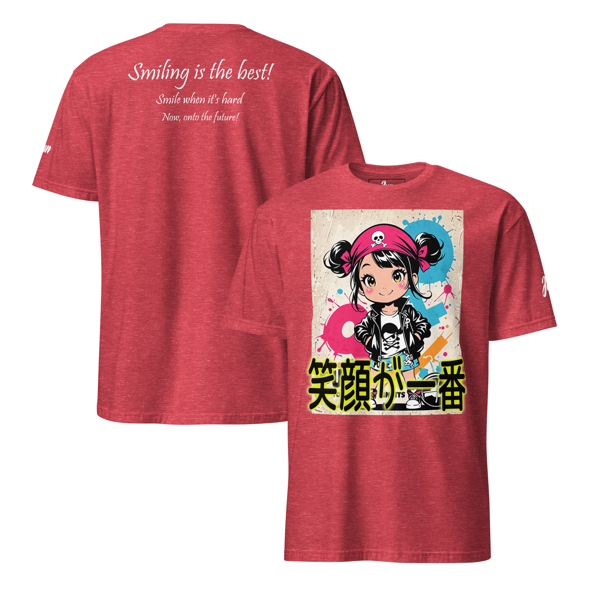 笑顔が一番 03 Short-Sleeve Unisex T-Shirt 2