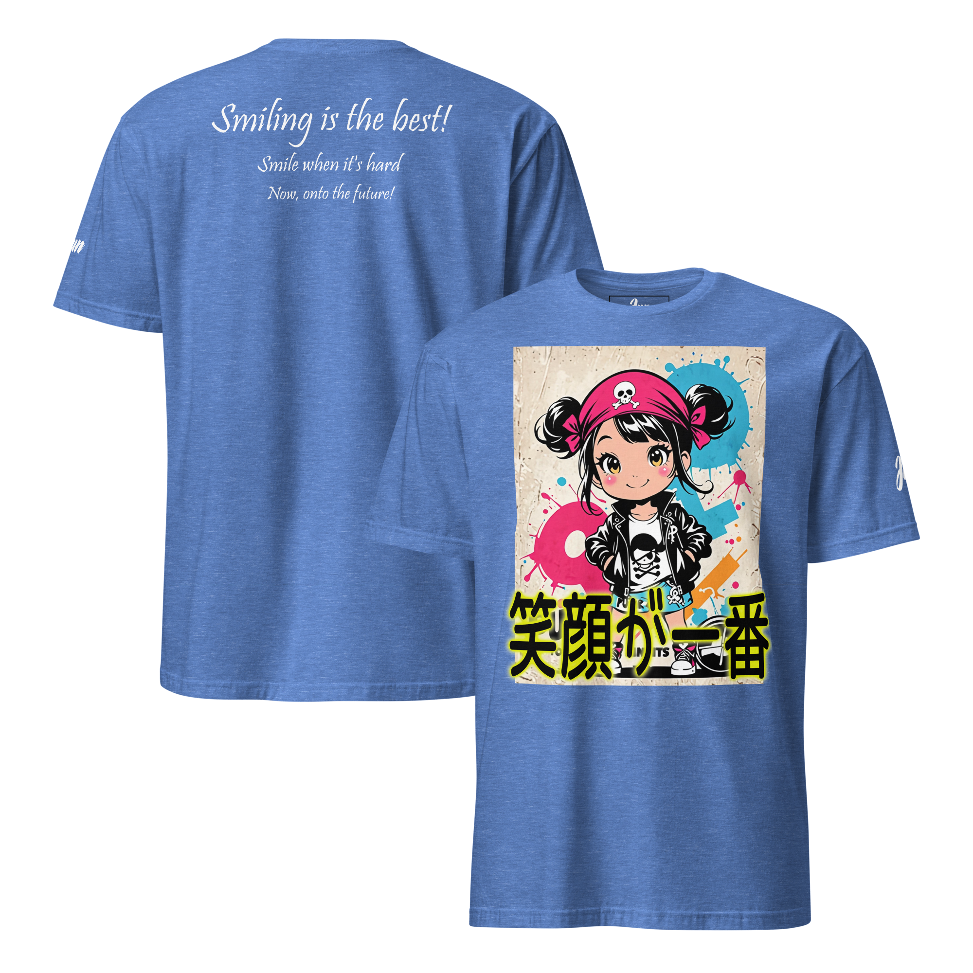 笑顔が一番 03 Short-Sleeve Unisex T-Shirt 2