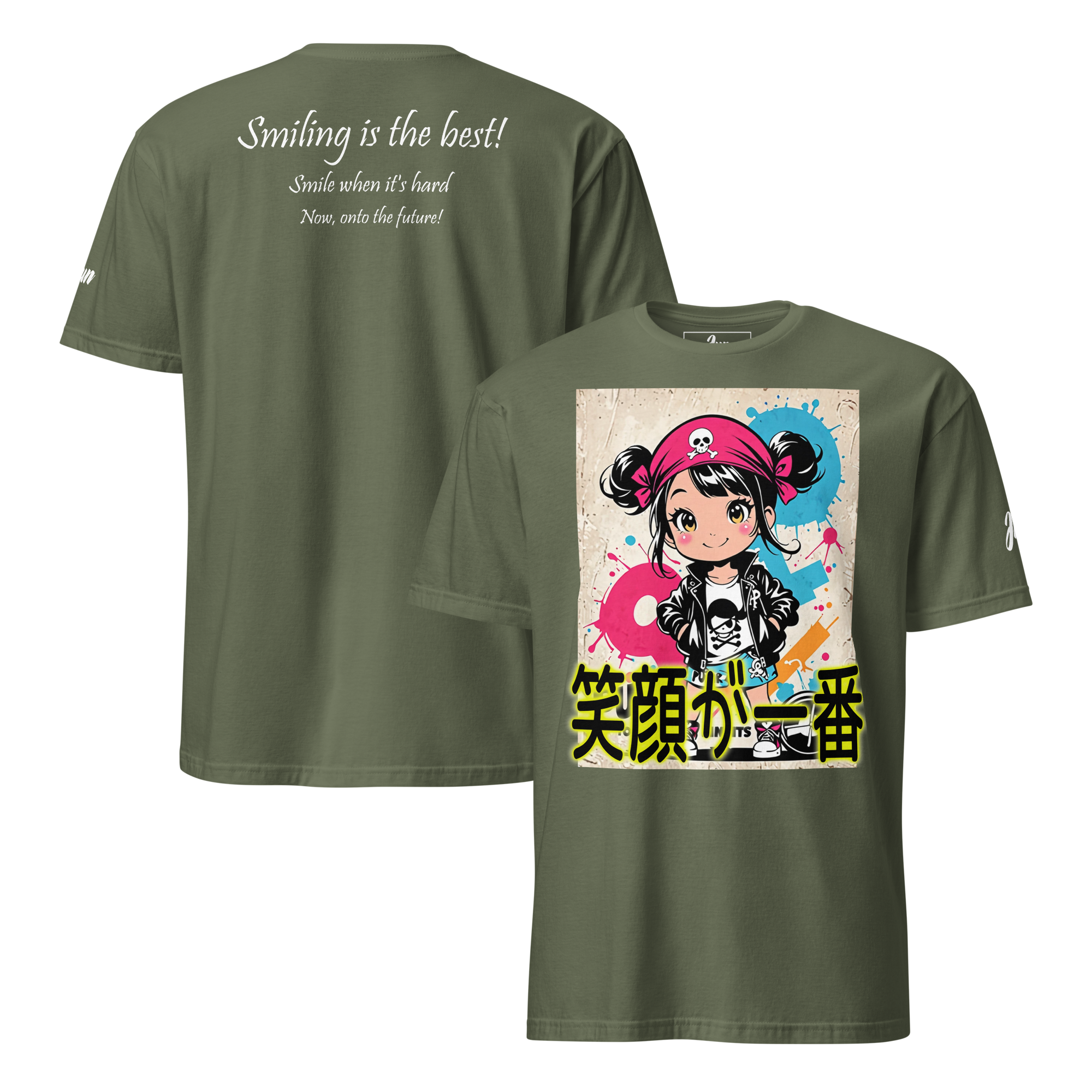 笑顔が一番 03 Short-Sleeve Unisex T-Shirt 2
