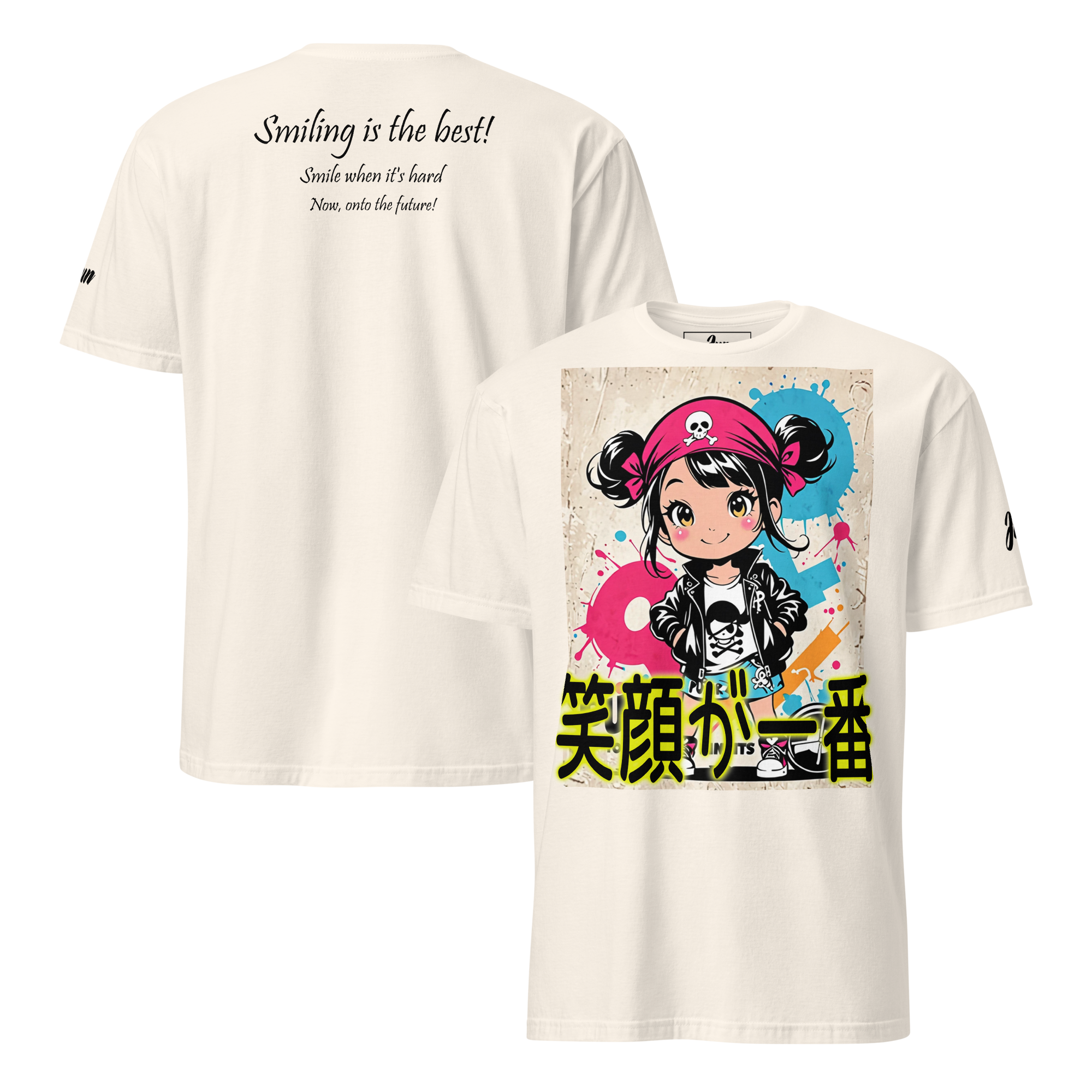 笑顔が一番 03 Short-Sleeve Unisex T-Shirt 1