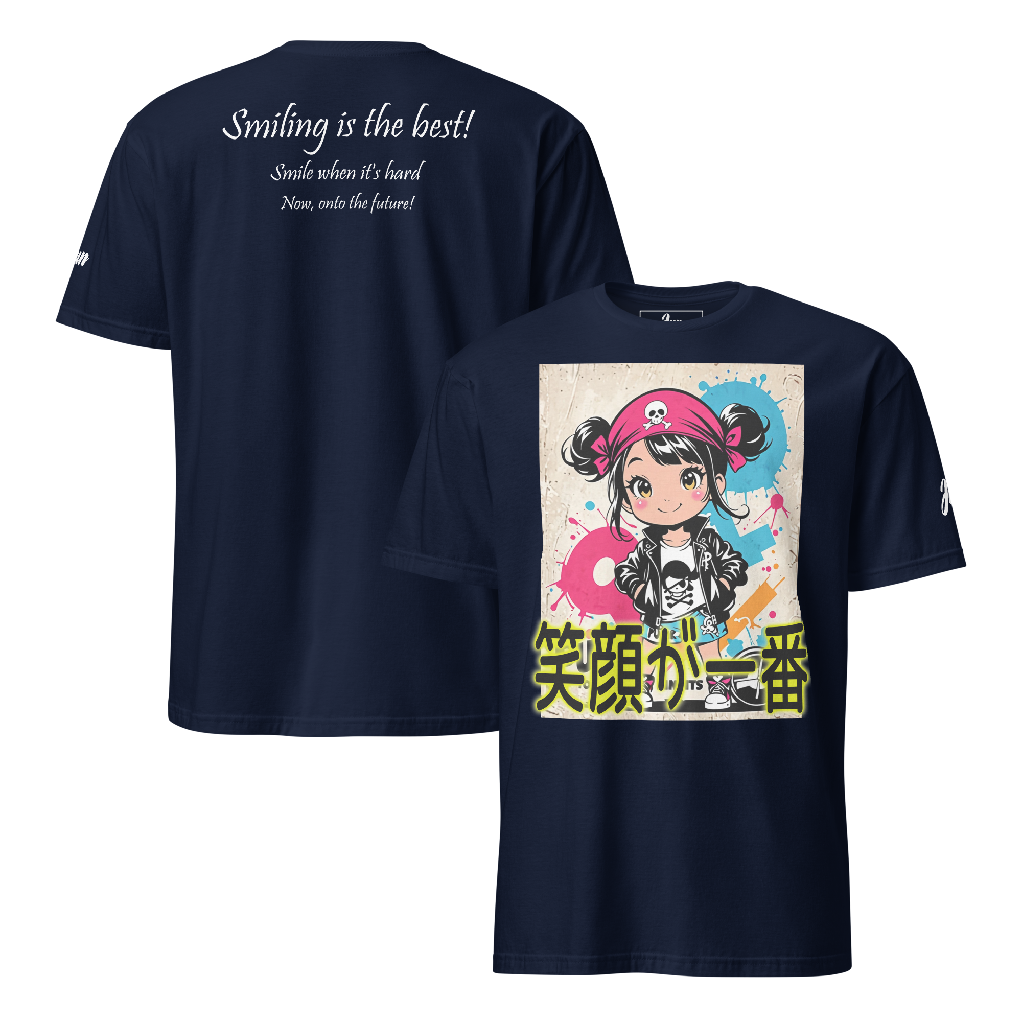 笑顔が一番 03 Short-Sleeve Unisex T-Shirt 2