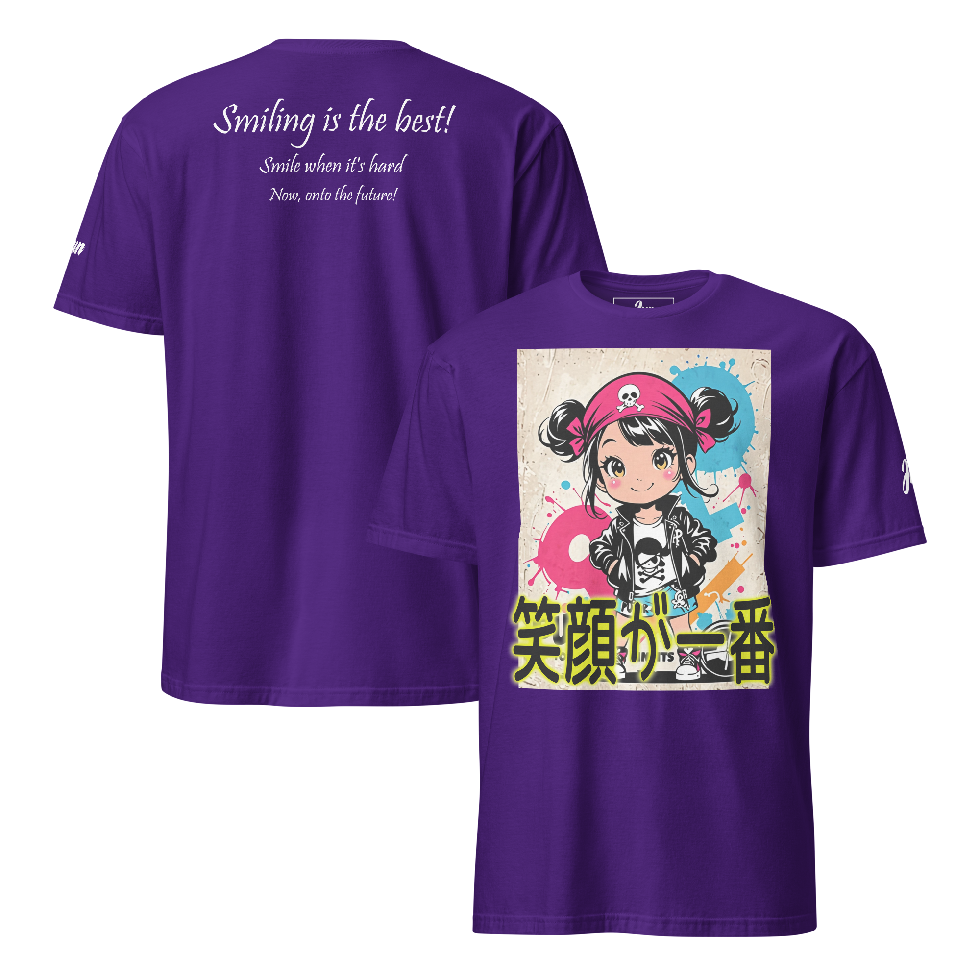 笑顔が一番 03 Short-Sleeve Unisex T-Shirt 2