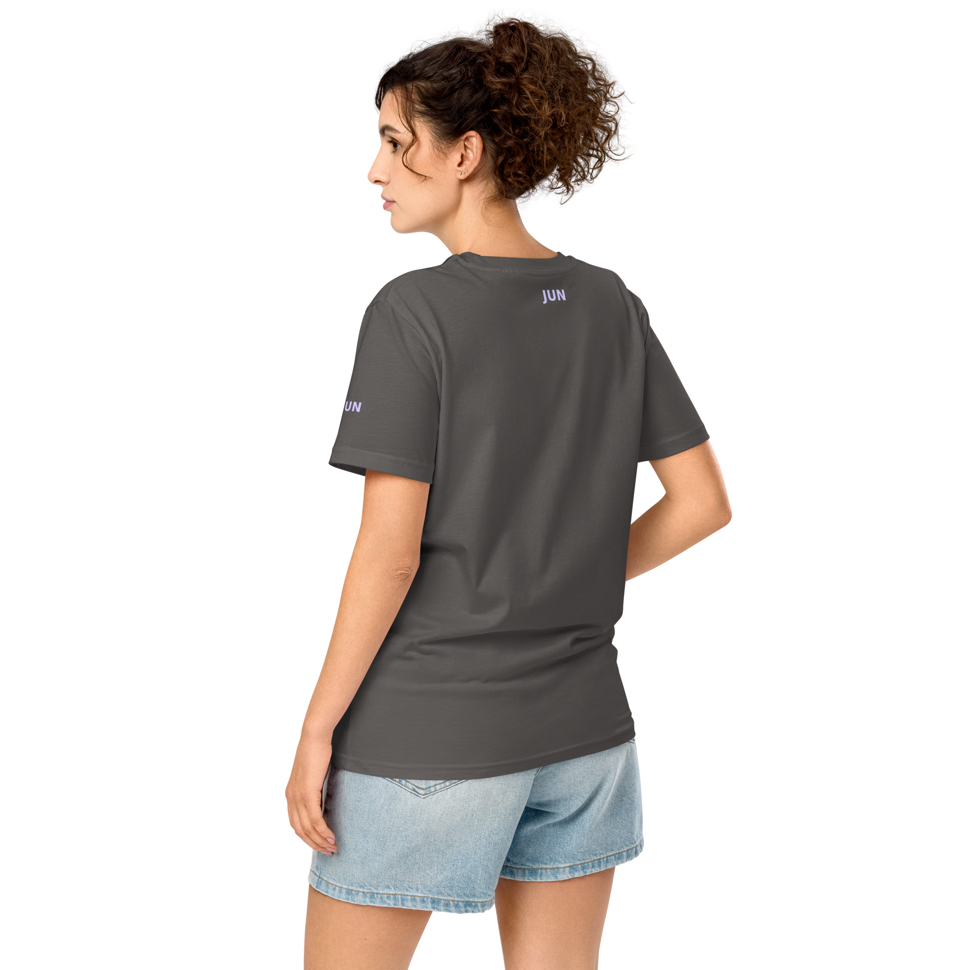 RISE ABOVE 04 Unisex organic mid-light t-shirt 3