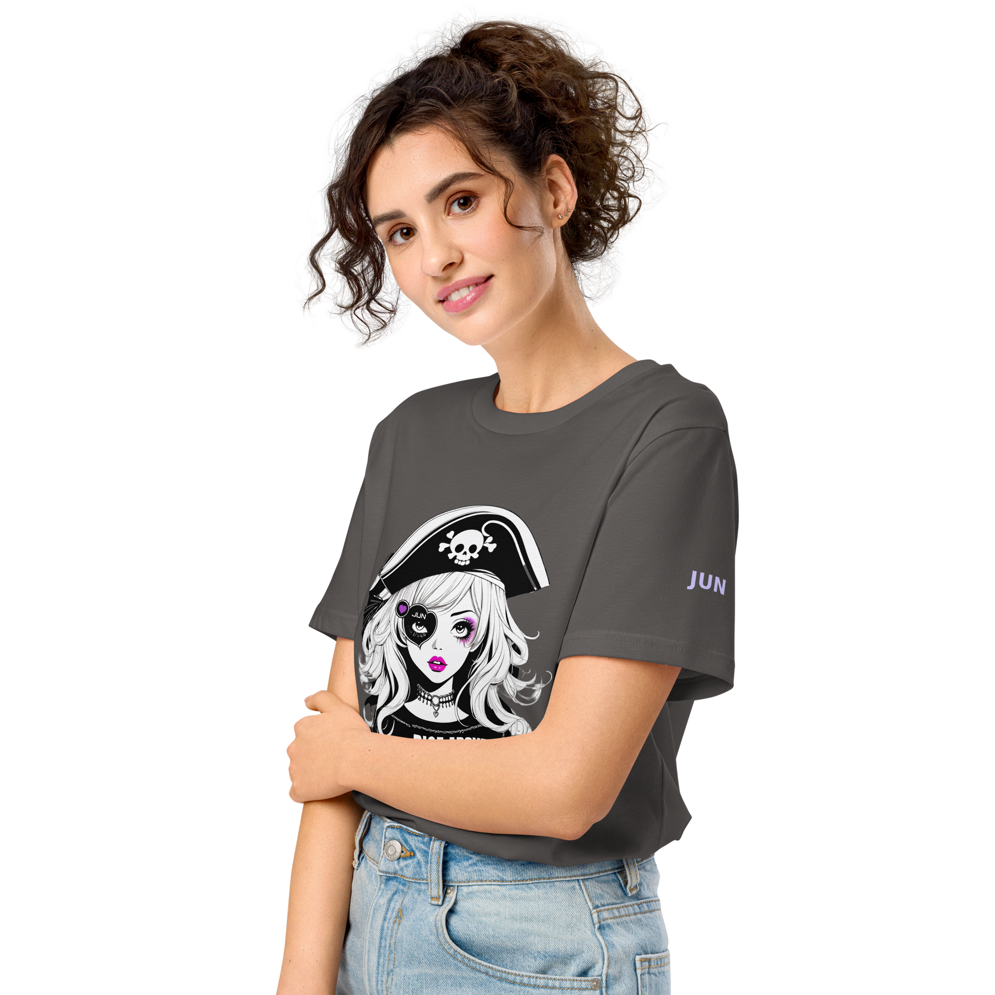 RISE ABOVE 04 Unisex organic mid-light t-shirt 3