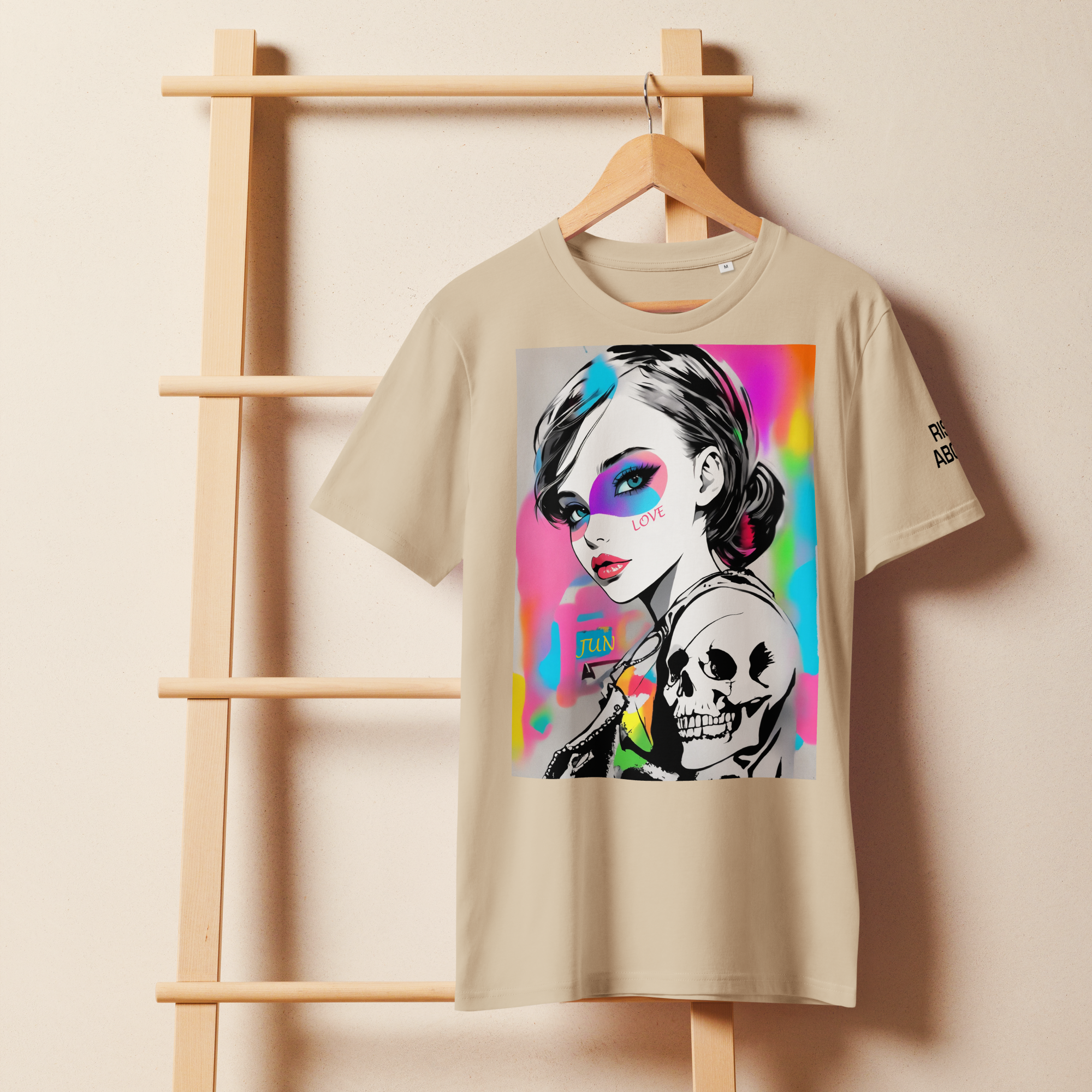 LOVE & BONES 01 Unisex organic mid-light t-shirt 1