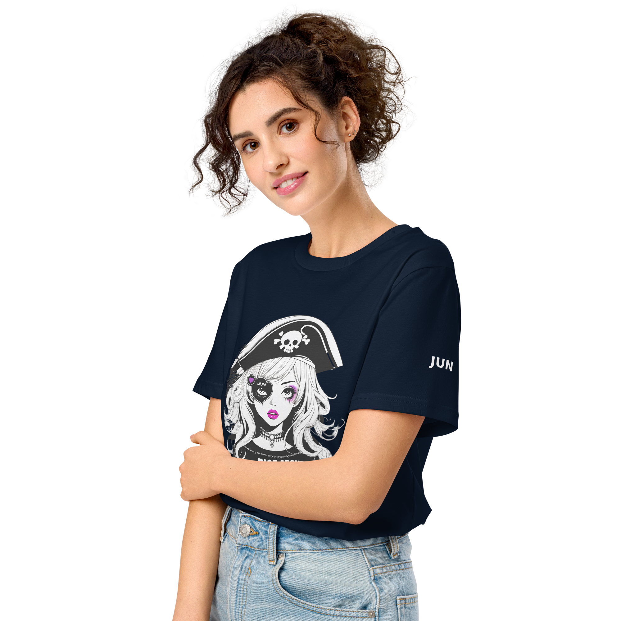 RISE ABOVE 04 Unisex organic mid-light t-shirt 1