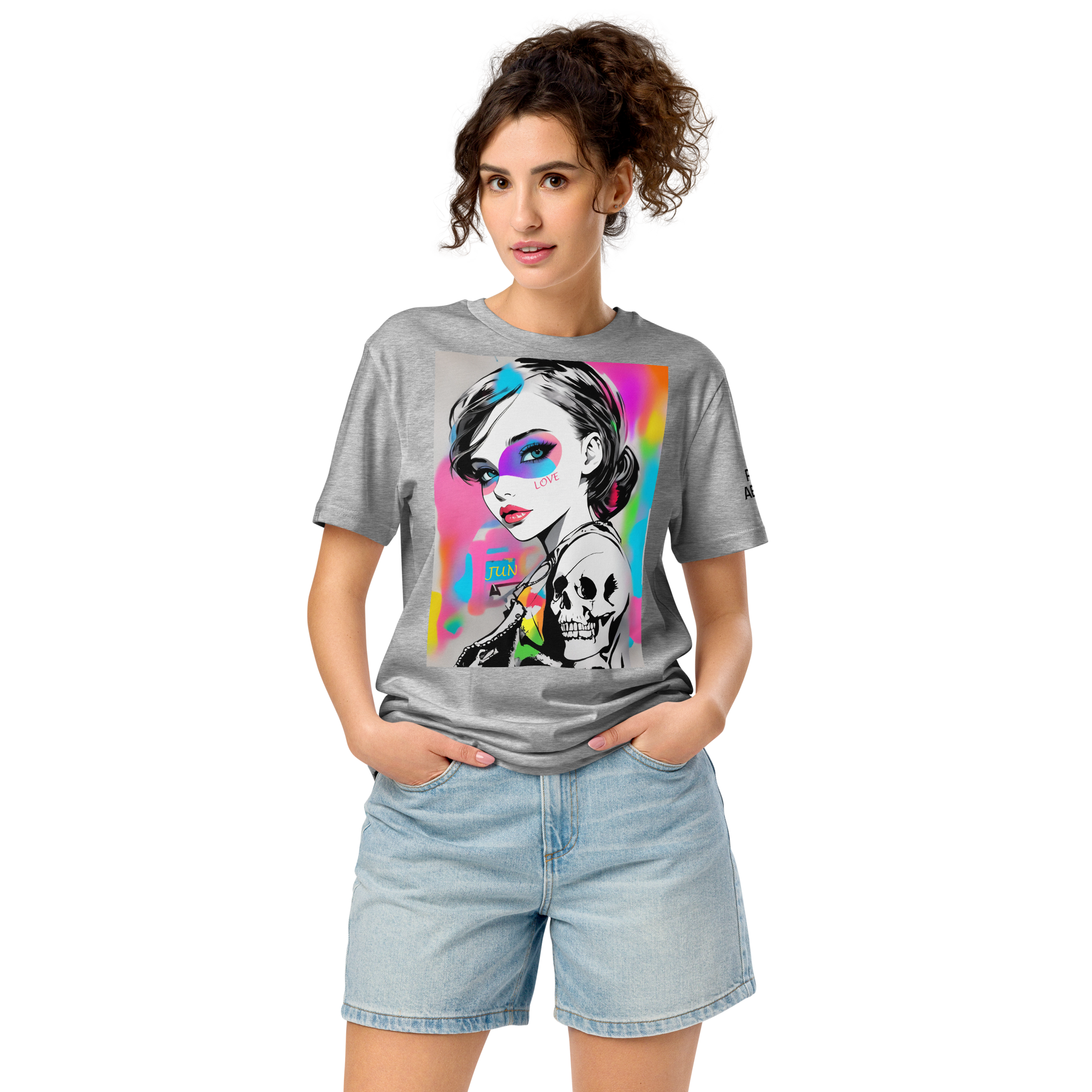 LOVE & BONES 01 Unisex organic mid-light t-shirt 1