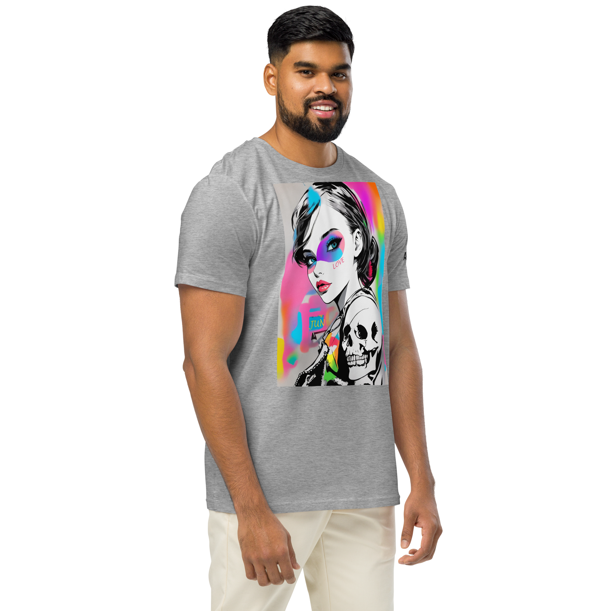 LOVE & BONES 01 Unisex organic mid-light t-shirt 1