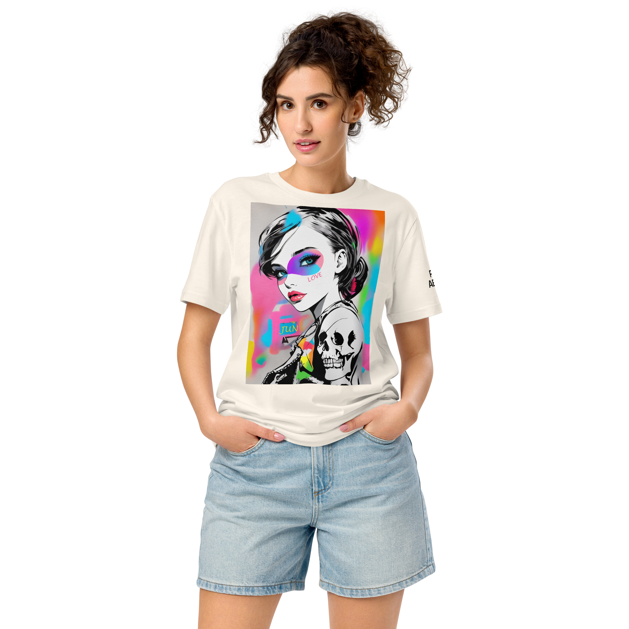 LOVE & BONES 01 Unisex organic mid-light t-shirt 1