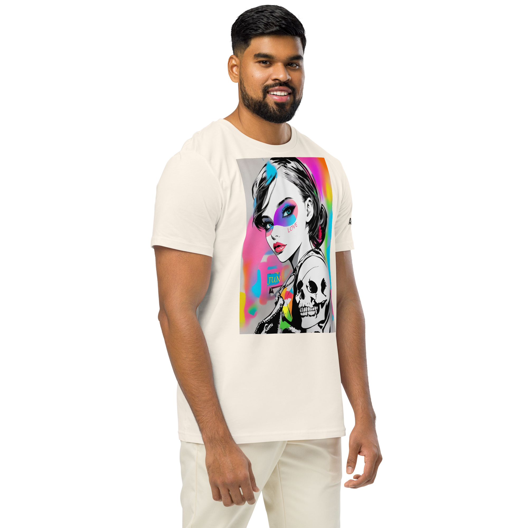 LOVE & BONES 01 Unisex organic mid-light t-shirt 1