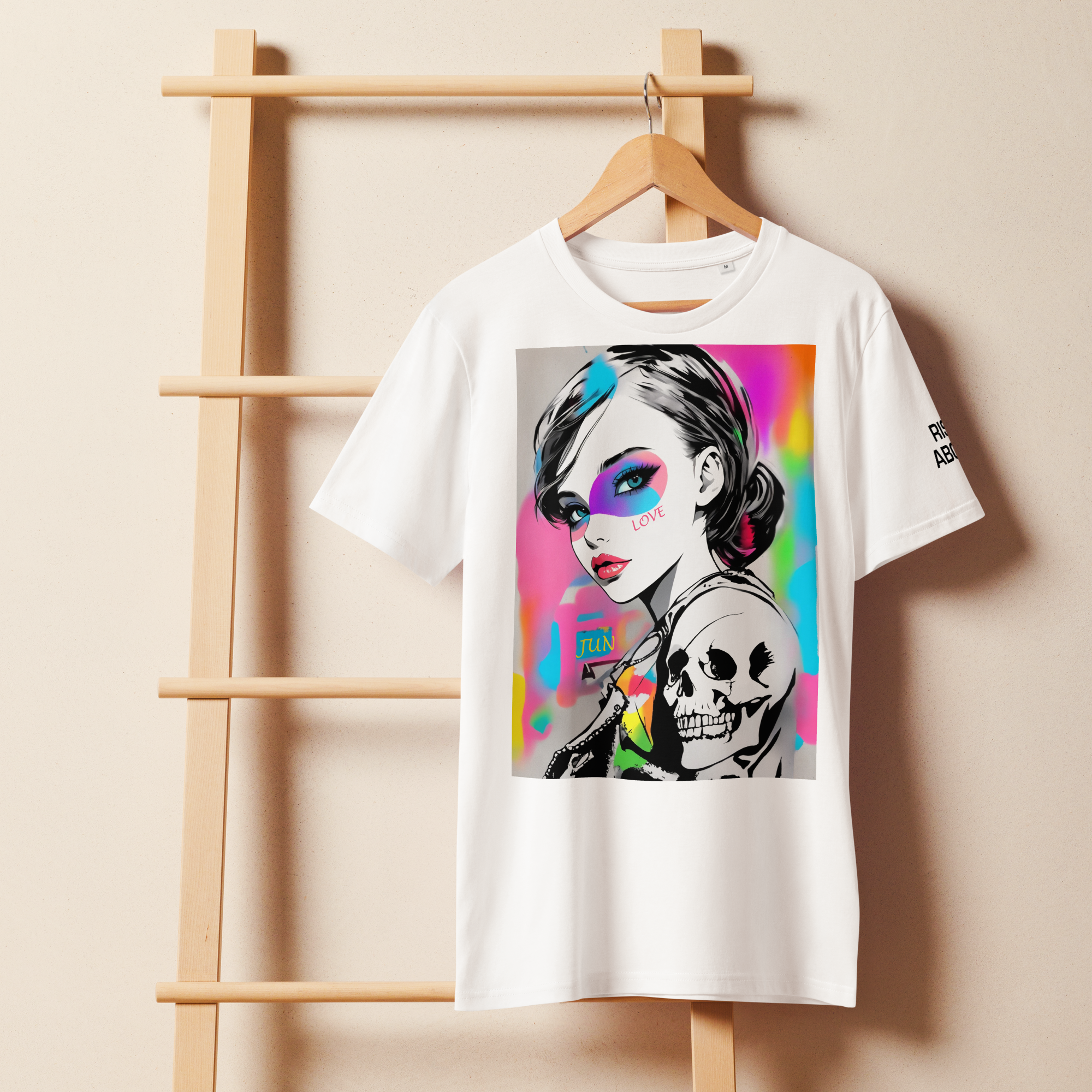 LOVE & BONES 01 Unisex organic mid-light t-shirt 1
