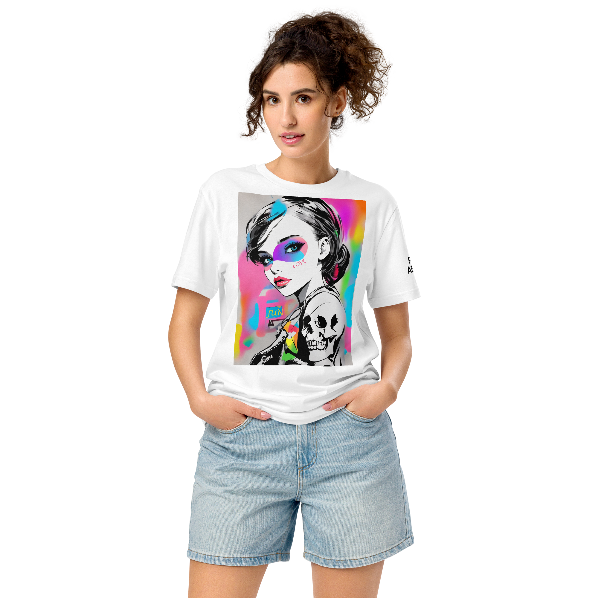 LOVE & BONES 01 Unisex organic mid-light t-shirt 1