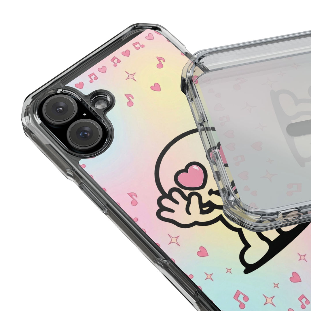 HEARTON 01 – Pastel Melody クリアマグネットスマホケース（MagSafe対応）