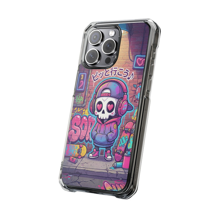 HEARTON（ハートン）「ピッと行こう♪」クリアマグネット耐衝撃スマホケース