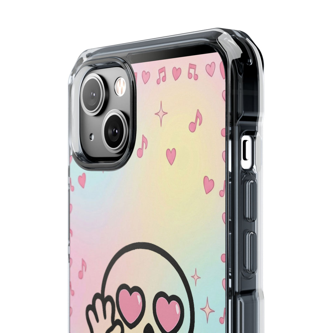 HEARTON 01 – Pastel Melody クリアマグネットスマホケース（MagSafe対応）