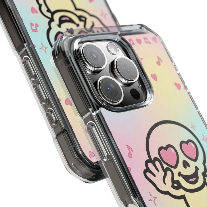 HEARTON 01 – Pastel Melody クリアマグネットスマホケース（MagSafe対応）