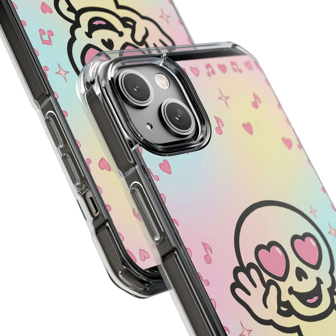 HEARTON 01 – Pastel Melody クリアマグネットスマホケース（MagSafe対応）