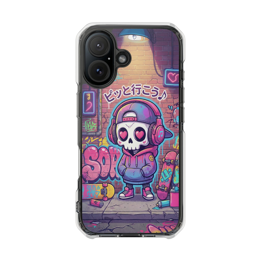 HEARTON（ハートン）「ピッと行こう♪」クリアマグネット耐衝撃スマホケース