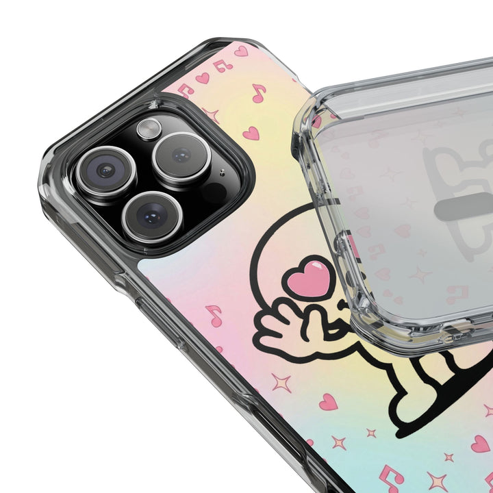 HEARTON 01 – Pastel Melody クリアマグネットスマホケース（MagSafe対応）