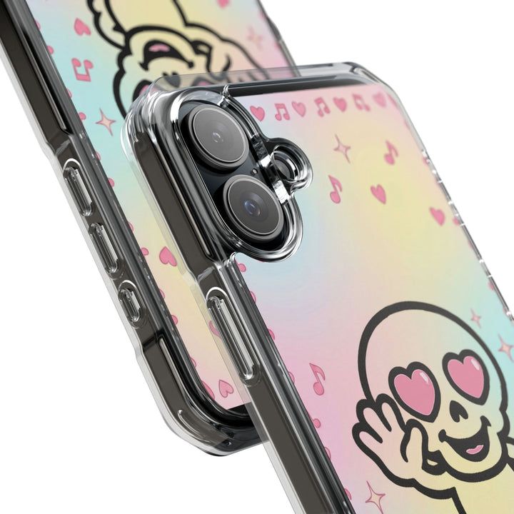 HEARTON 01 – Pastel Melody クリアマグネットスマホケース（MagSafe対応）