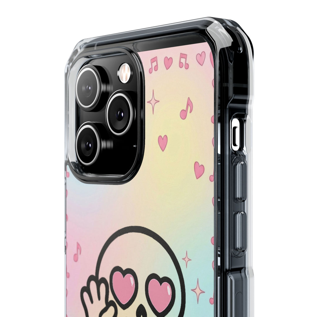 HEARTON 01 – Pastel Melody クリアマグネットスマホケース（MagSafe対応）