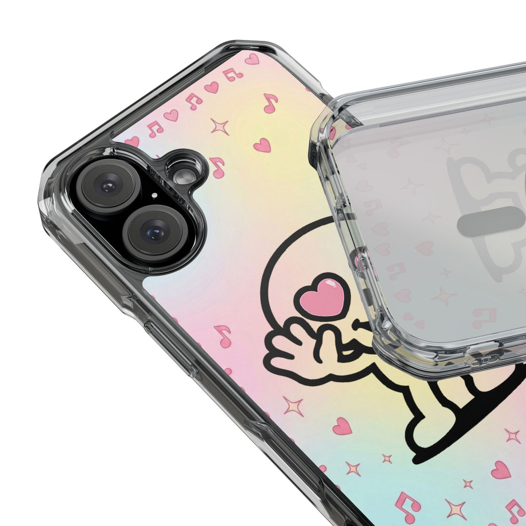 HEARTON 01 – Pastel Melody クリアマグネットスマホケース（MagSafe対応）