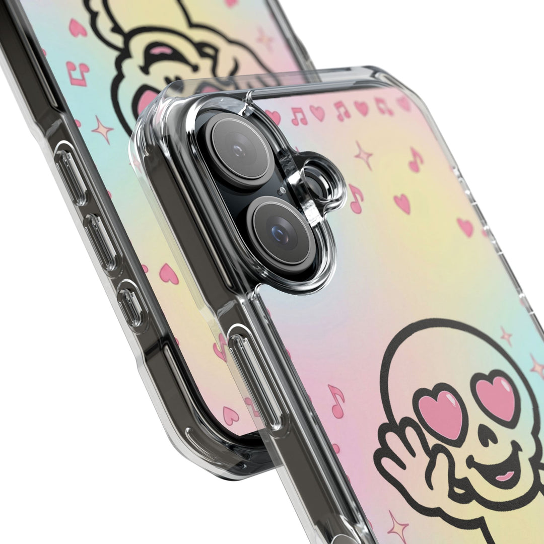 HEARTON 01 – Pastel Melody クリアマグネットスマホケース（MagSafe対応）