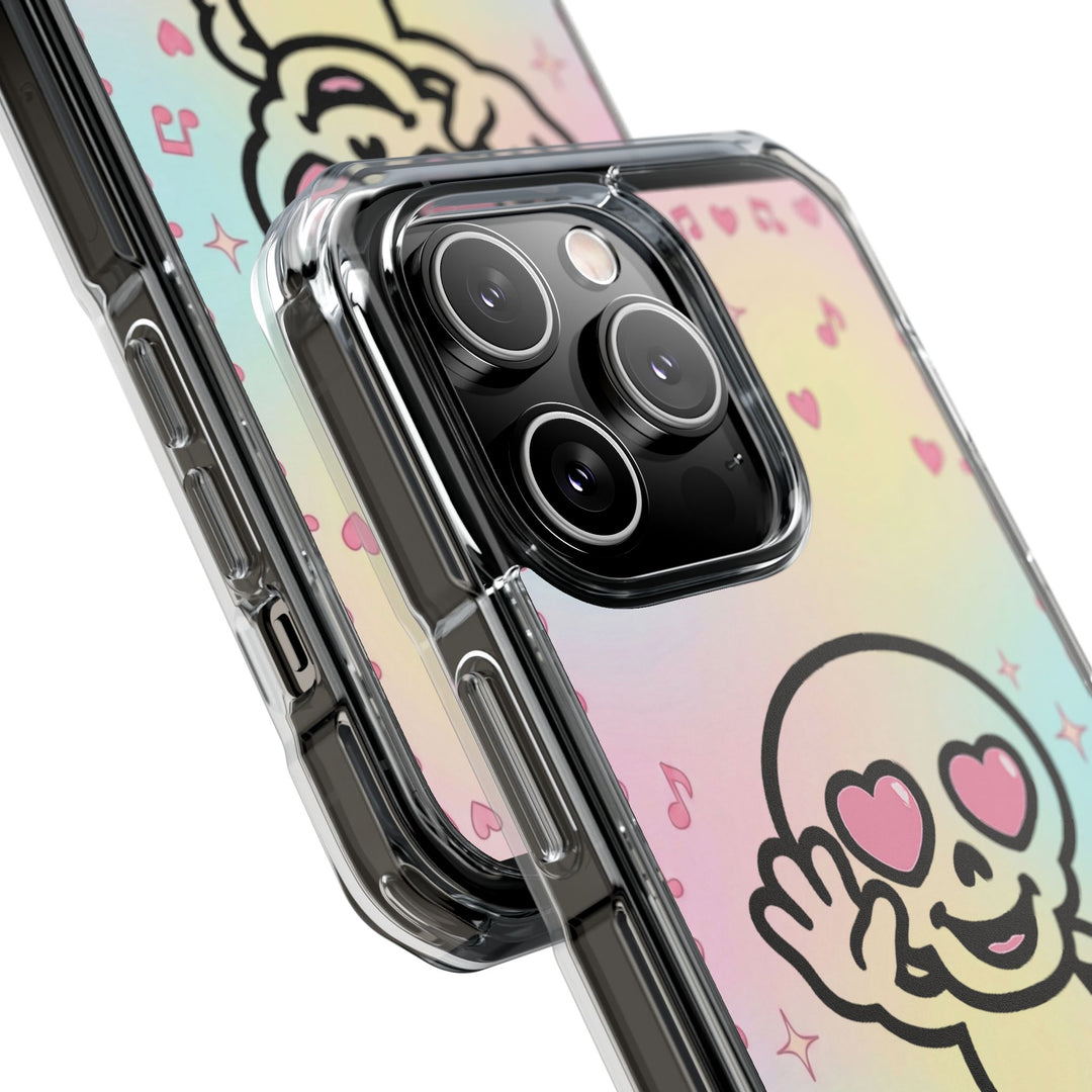 HEARTON 01 – Pastel Melody クリアマグネットスマホケース（MagSafe対応）
