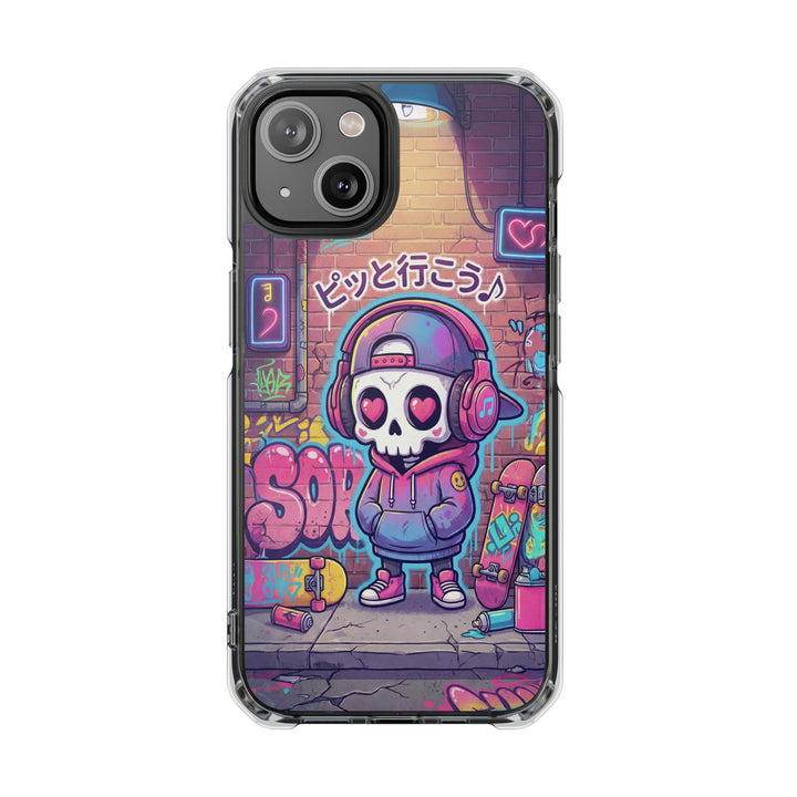 HEARTON（ハートン）「ピッと行こう♪」クリアマグネット耐衝撃スマホケース