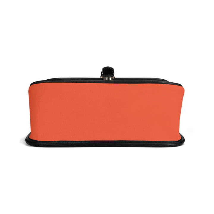 JUN 07 PU Chain Crossbody Bag Vivid Orange