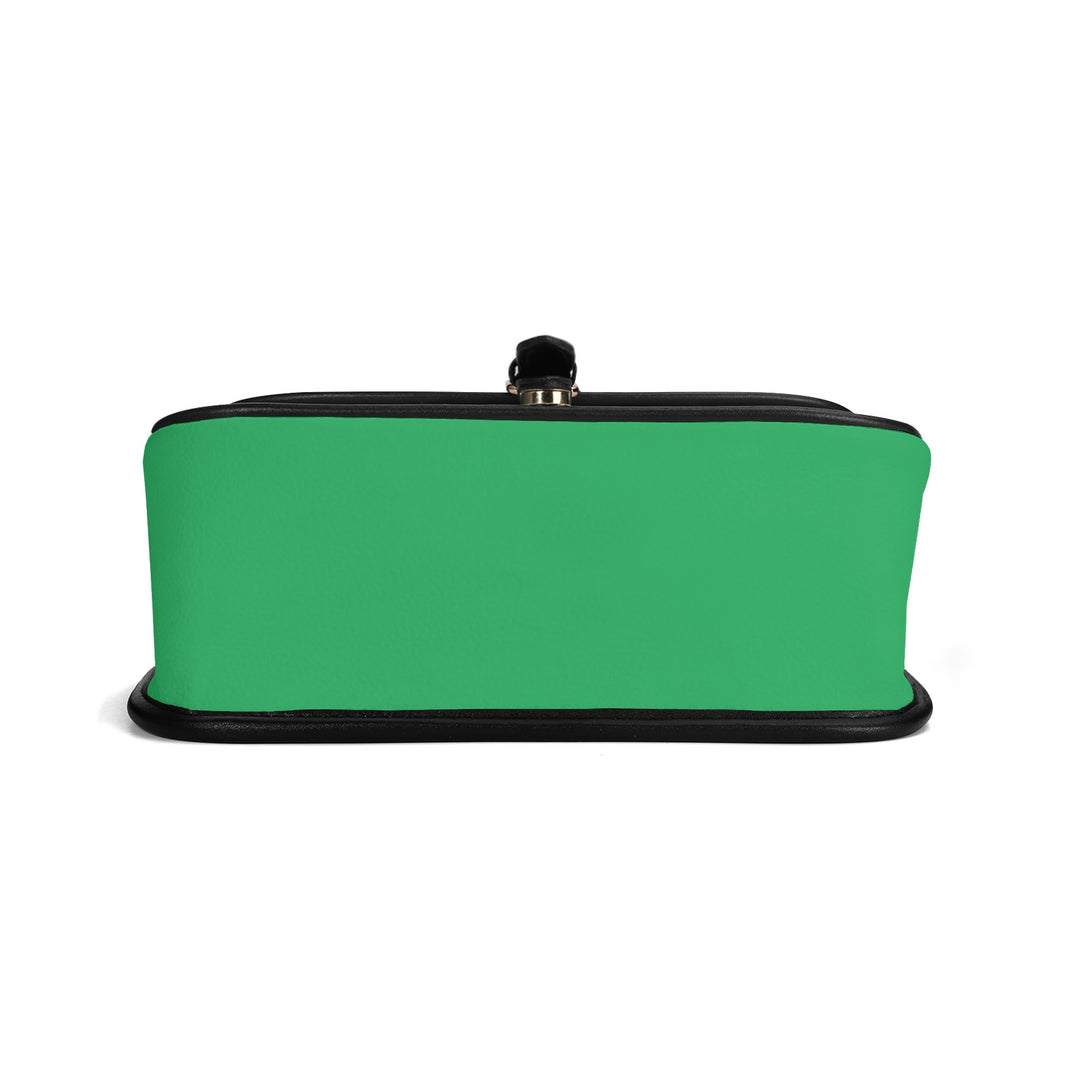 JUN 07 PU Chain Crossbody Bag Emerald Green