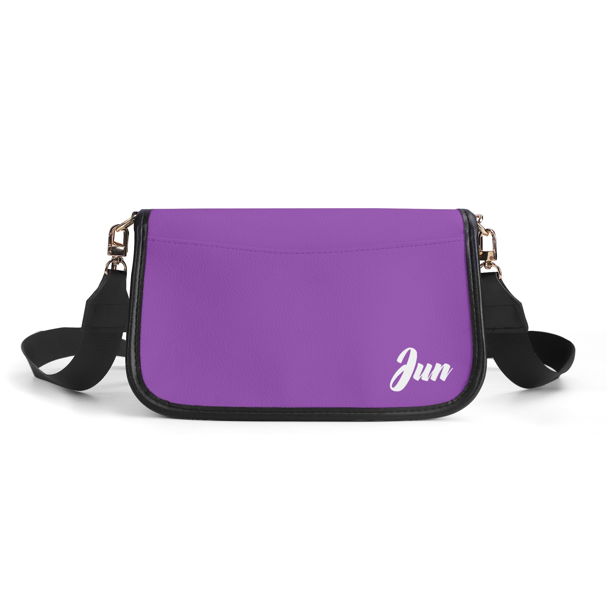 JUN 07 PU Chain Crossbody Bag Purple