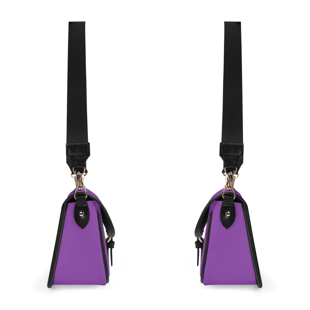 JUN 07 PU Chain Crossbody Bag Purple