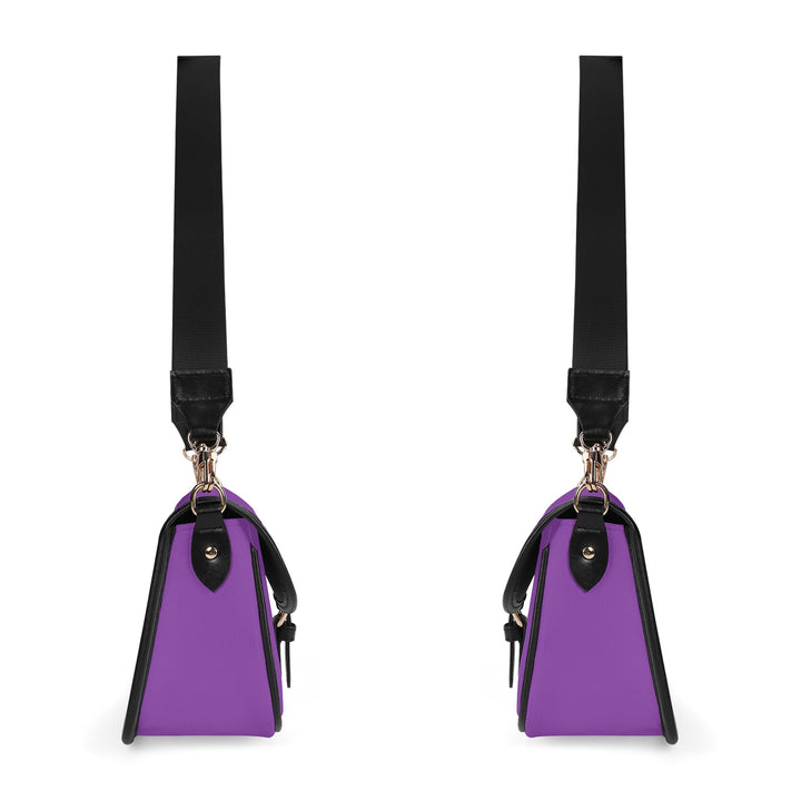 JUN 07 PU Chain Crossbody Bag Purple