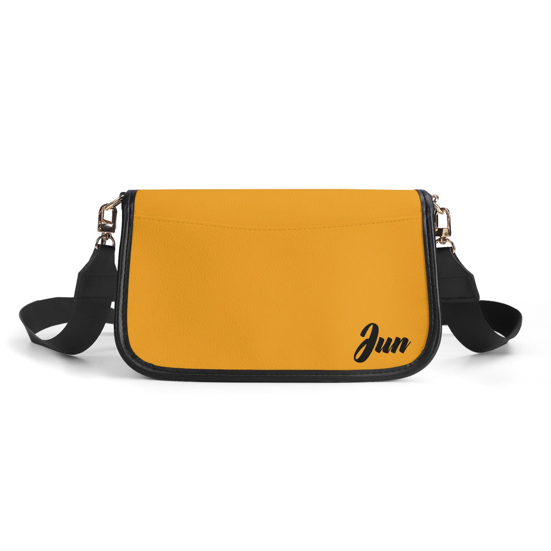 JUN 07 PU Chain Crossbody Bag Golden Orange