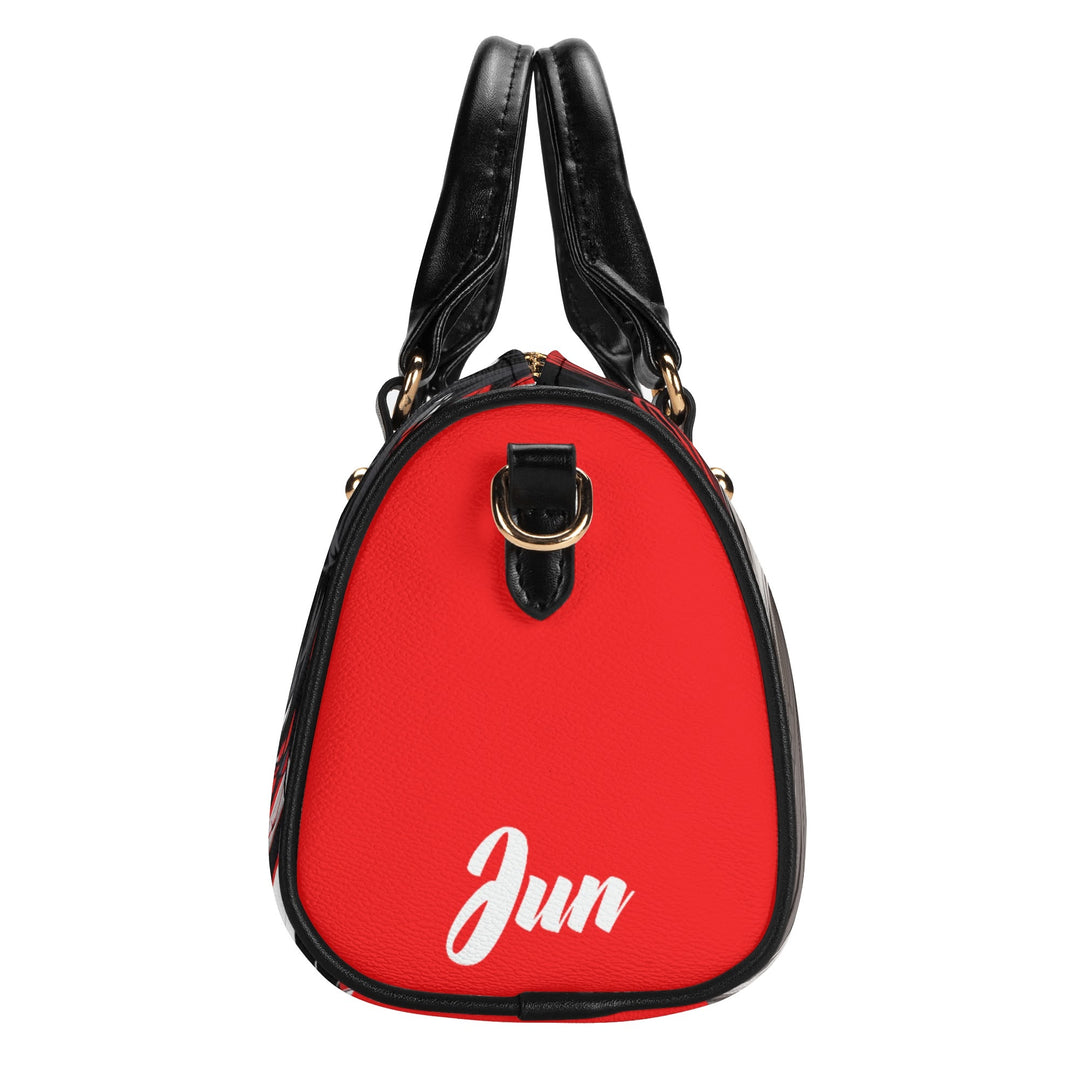 JUN 06 Womens Leather Mini Small Boston Bag Satchel Handbag