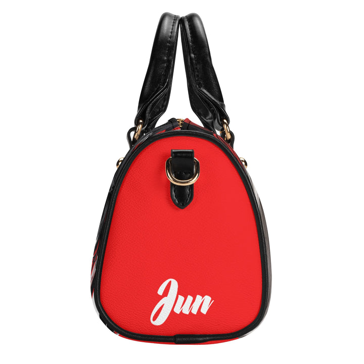 JUN 06 Womens Leather Mini Small Boston Bag Satchel Handbag