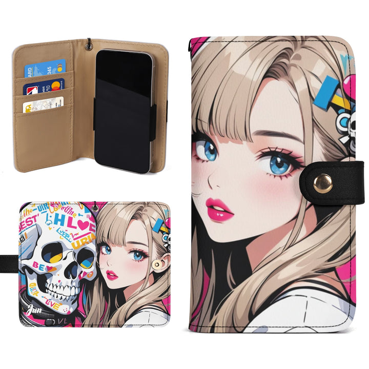 JUN 02 Brown Phone Flip Case
