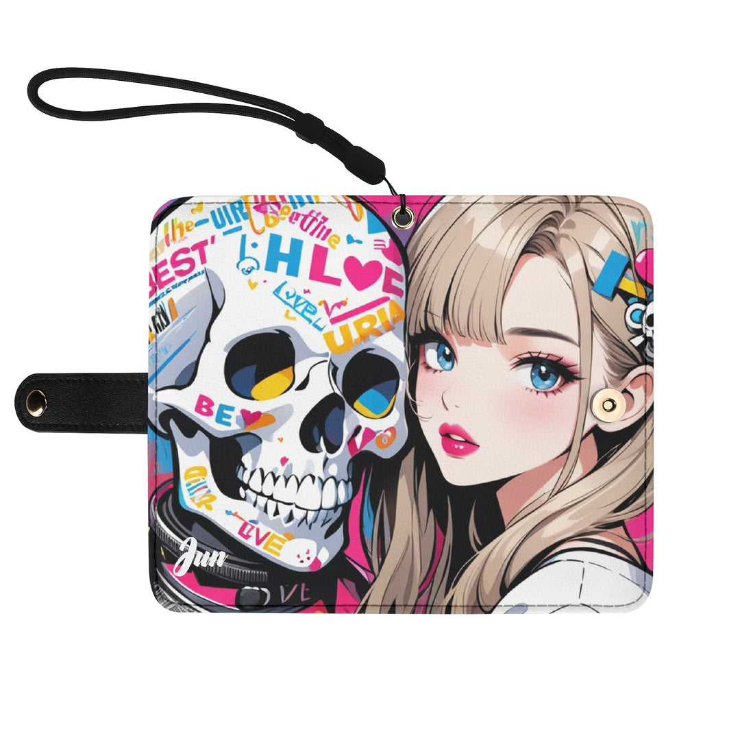 JUN 02 Brown Phone Flip Case