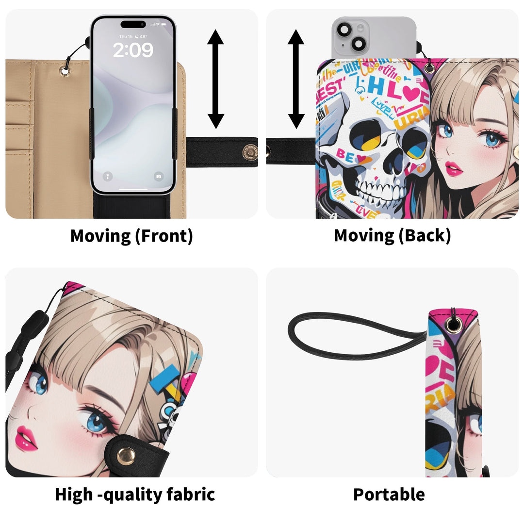 JUN 02 Brown Phone Flip Case