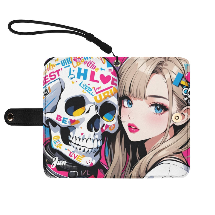 JUN 02 Black Phone Flip Case