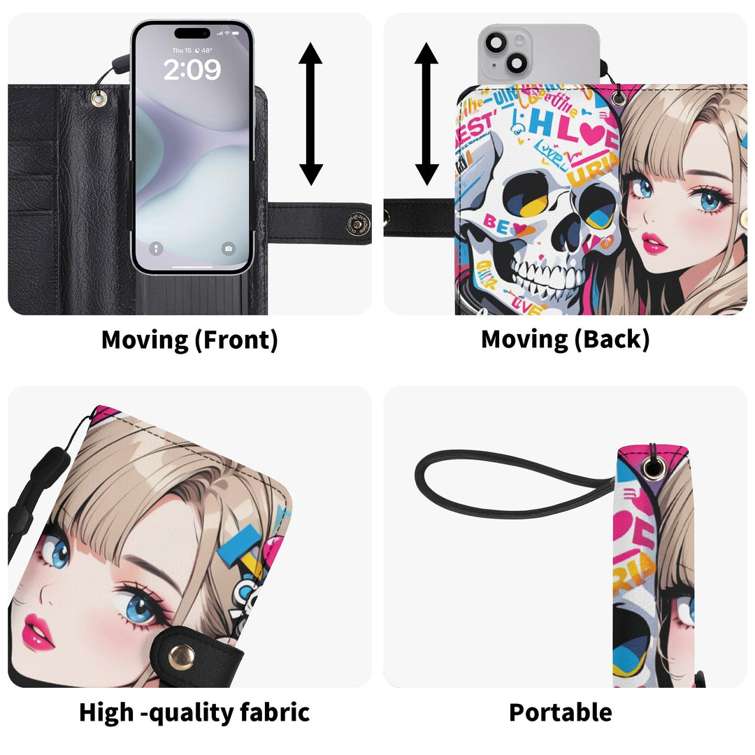 JUN 02 Black Phone Flip Case