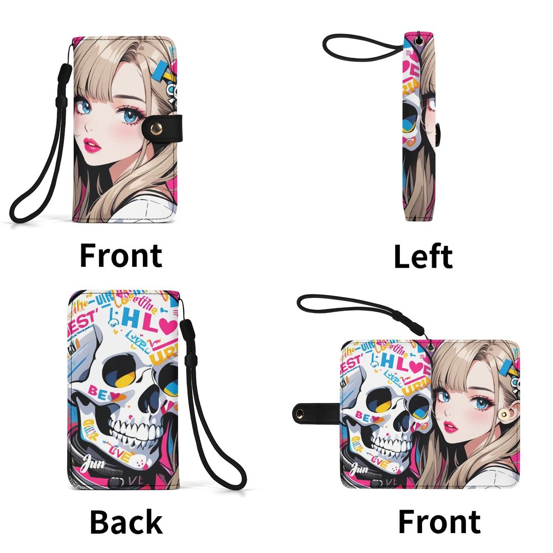 JUN 02 Black Phone Flip Case