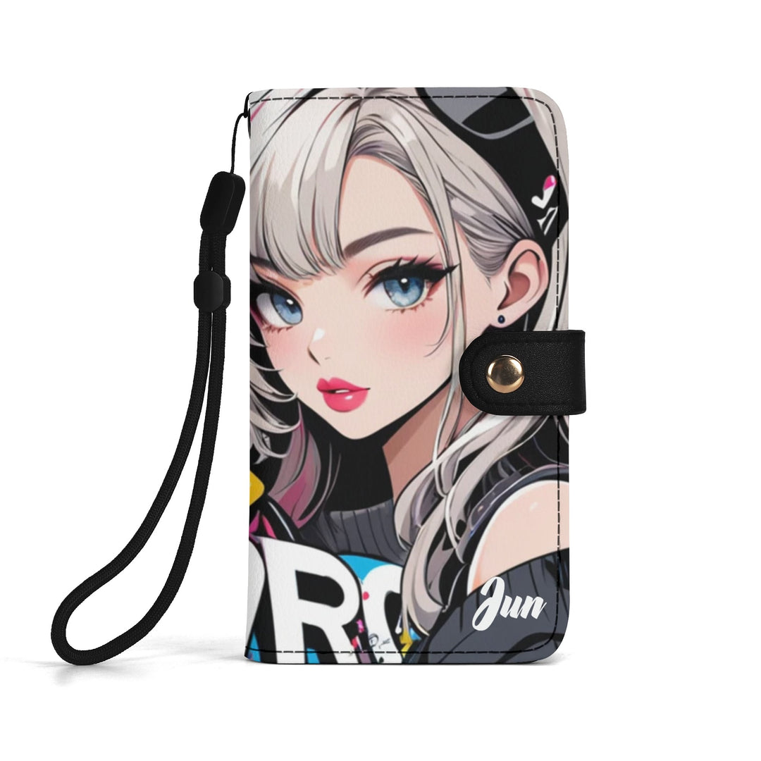 JUN 01 Black Phone Flip Case