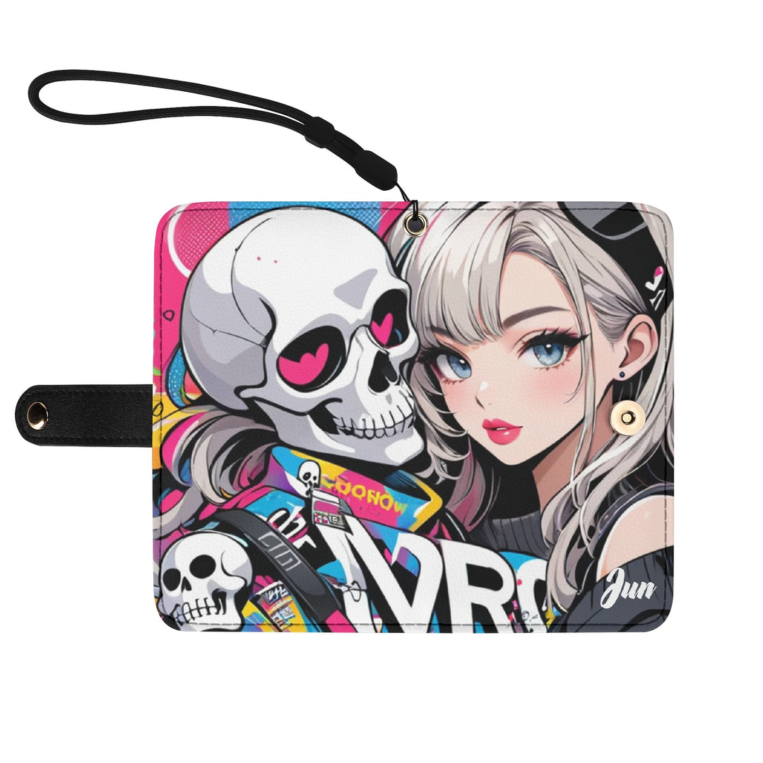 JUN 01 Black Phone Flip Case