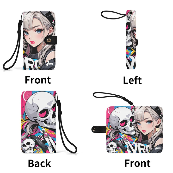 JUN 01 Black Phone Flip Case