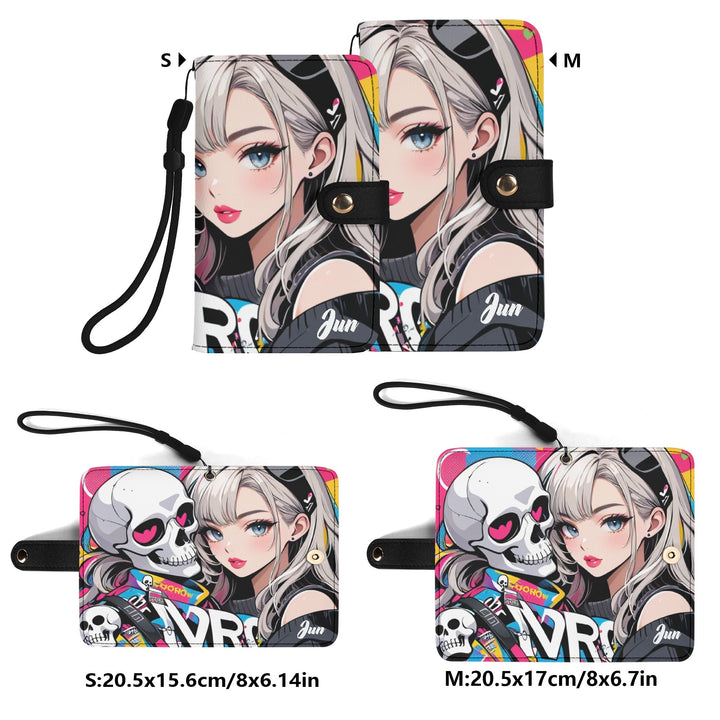 JUN 01 Brown Phone Flip Case
