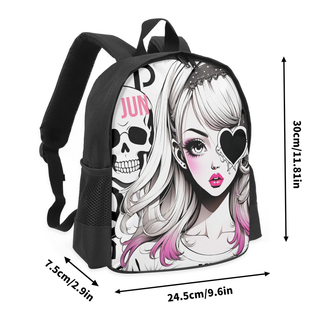 HEART REBEL 01 Casual Art 13 Inch Backpack
